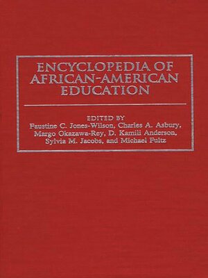 cover image of Encyclopedia of African-American Education
